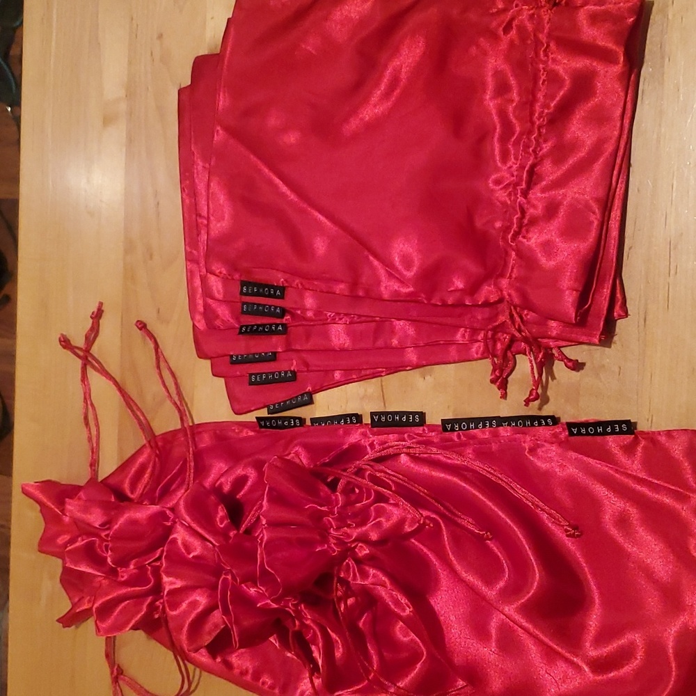 Sephora 12 Red String Bags